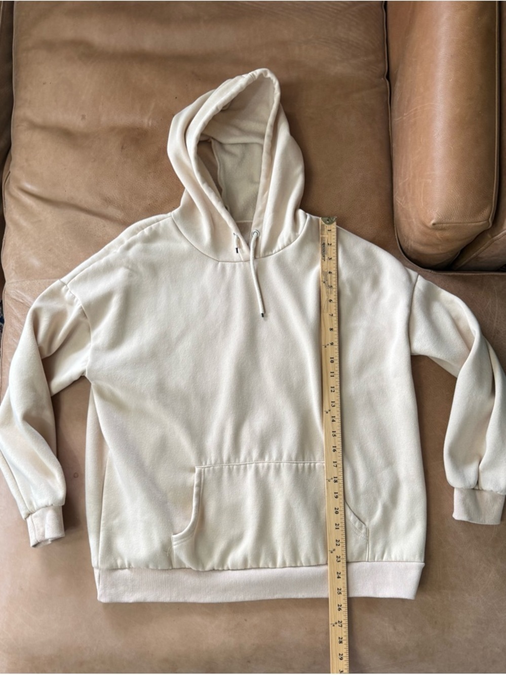 SHEIN Women’s Large Cream Hoodie - Picture 2 of 6